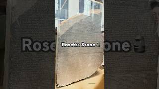 The Stone That Unlocked Ancient Egypt! 🗝️🇪🇬 #shorts #rosettastone #london #ancientegypt