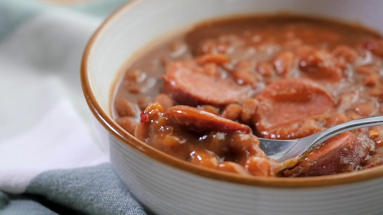 Slow Cooker Franks and Beans YouTube