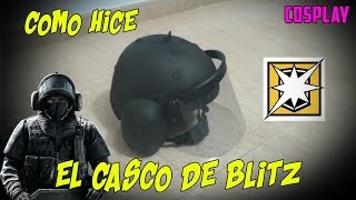 COMO HICE EL CASCO DE BLITZ RAINBOW SIX SIEGE | DIY | COSPLAY | ESPAÑOL