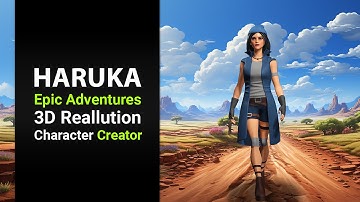 A Haruka 3D Character Exploration - 3D Character for Character Creator 4 & Unreal Engine 5