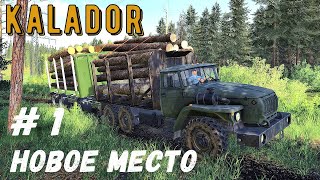 FS 19 - Приехал на НОВОЕ место.  Ставлю дом.  Продаю лес - KALADOR фермер лесоруб # 1