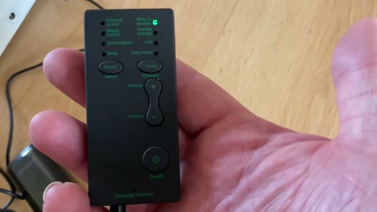 Voice changer with wireless headset