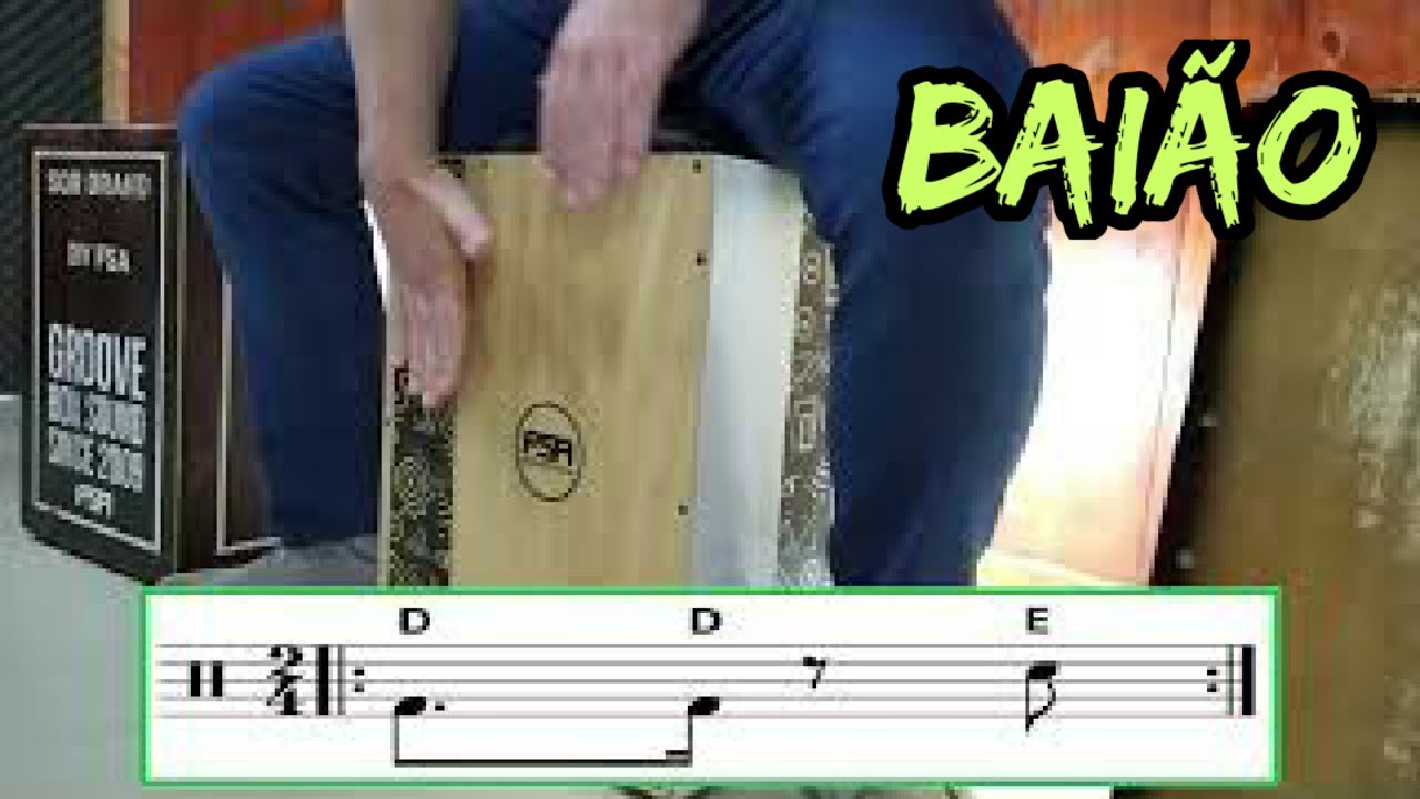 Ritmo Baião no Cajon
