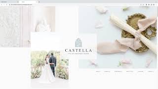 Castella: Fine Art Website Template for Showit