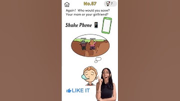 Brain Out Level 57 / No.57 – Shake phone 📱 #brainout  #mobilegame #games #shorts #puzzlegame