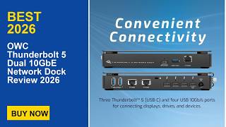 OWC Thunderbolt 5 Dual 10GbE Network Dock Review 2026
