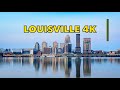 Driving Downtown Louisville 4K Kentucky USA