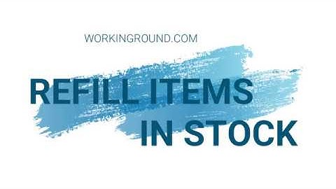 HOW TO UPDATE STOCK ITEM WORKINGROUND POS SRI LANKA
