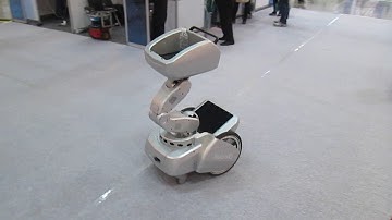 HuboQ quick delivery robot delivers water bottle - remote control KAIST HUBO Lab