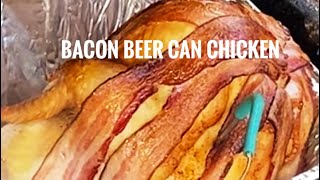 Bacon Beer Can Chicken #unclestevesshake