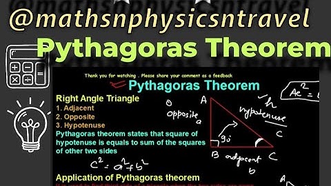 Pythagoras Theorem #igcsemath #trigonometryclass10