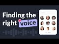 Finding the perfect voice | Murf AI