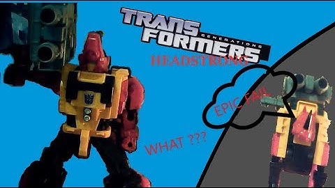 Transformers generations power of the primes (HEADSTRONG) predaking toy review part (3)