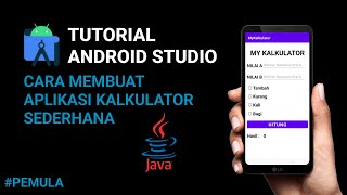 Cara Membuat Aplikasi Android Kalkulator Sederhana | Android Studio tutorial #java screenshot 3