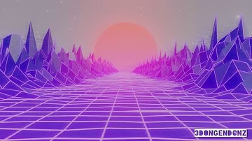 Blender - Retro 80s Loop Animation