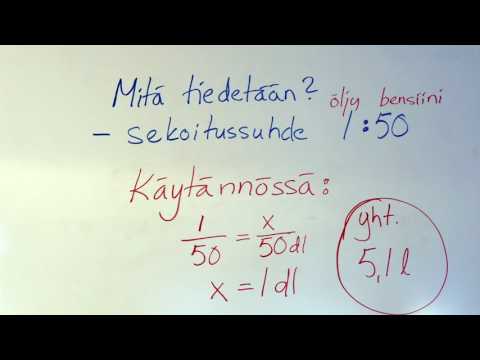 Video: Bensiinin Ja öljyn Suhde Harjaleikkureille: Kuinka Paljon öljyä Lisätään? Missä Suhteissa Laimentaa Bensiinillä? Kuinka Paljon Sinun Pitäisi Täyttää 1 Litra Bensiiniä?