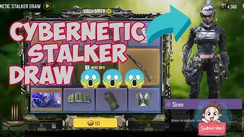 COD MOBILE - CYBERNETIC STALKER DRAW 😱😱😱