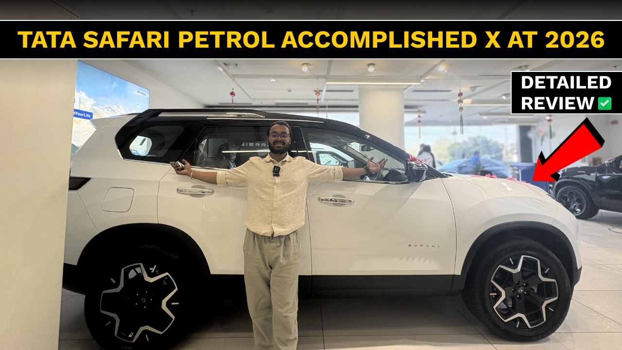 2026 Tata Safari Petrol Accomplished X AT Detailed Review | Worth Buying?