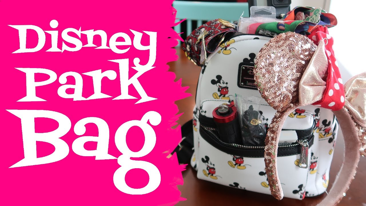 disney tourist blog park bag