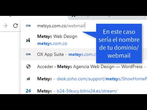 Como ingresar al webmail