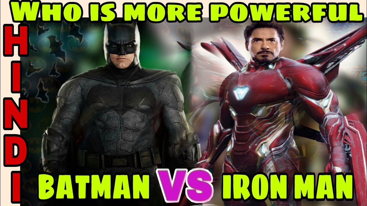 Batman vs Iron man | Bruce Wayne vs Tony Stark ,who is more powerful |  Hindi CAPTAIN HEMANT - YouTube