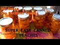 HOW TO CAN PEACHES: NO PRESSURE CANNER NO SUGAR!