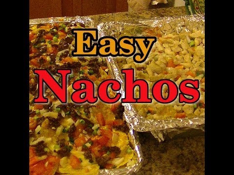 Easy Homemade Nachos Chicken And Ground Beef-11-08-2015