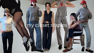 clothing pieces that never make it back into my closet | closet staples 2024