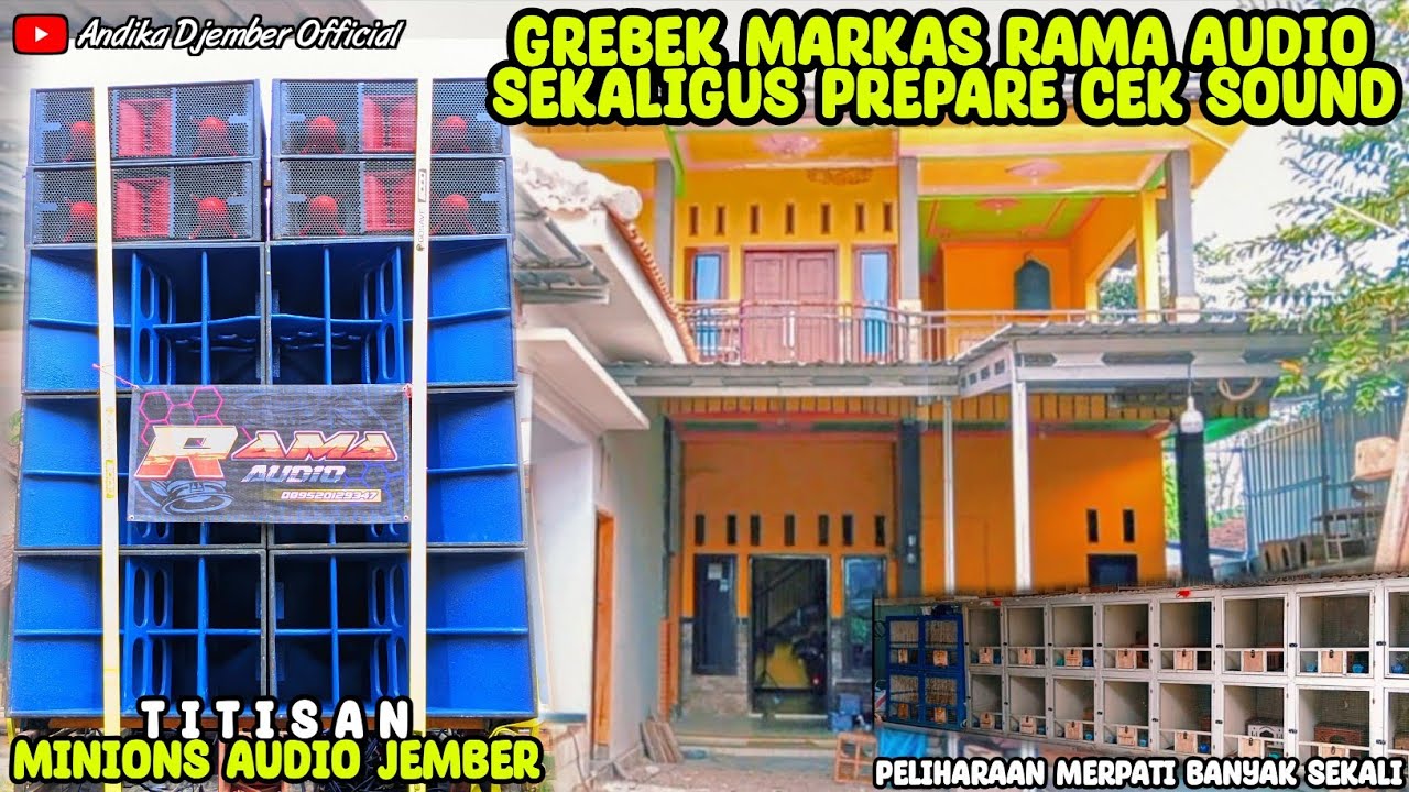 Grebek Markas Rama Audio Jember Sekaligus Prepare Cek Sound Takbir Keliling