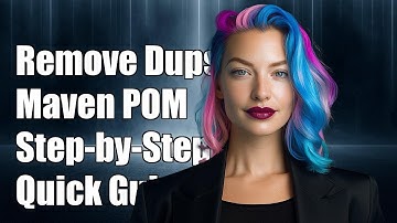 How to Remove Duplicate Dependencies in Maven POM File: A Step-by-Step Guide