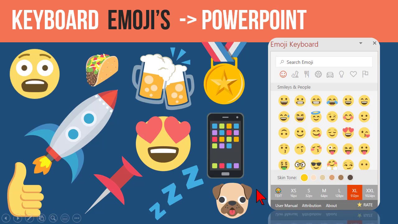 google presentation emoji