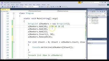 IS303 C# ArrayList Part 2