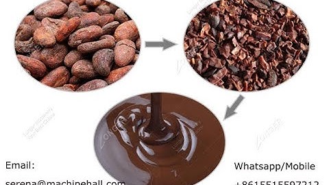 1 T Chocolate Cocoa Liquor Production Line Manufacturing Process