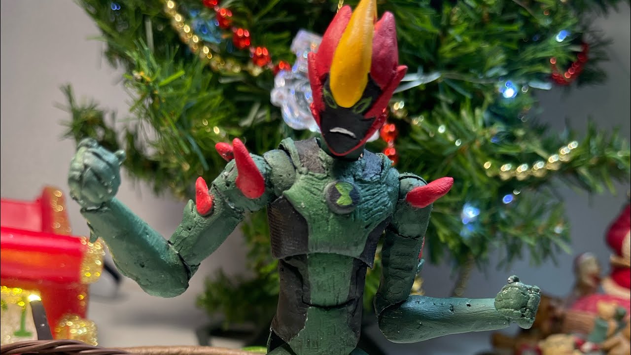 Ben 10 alien force Swampfire custom action figure talk through