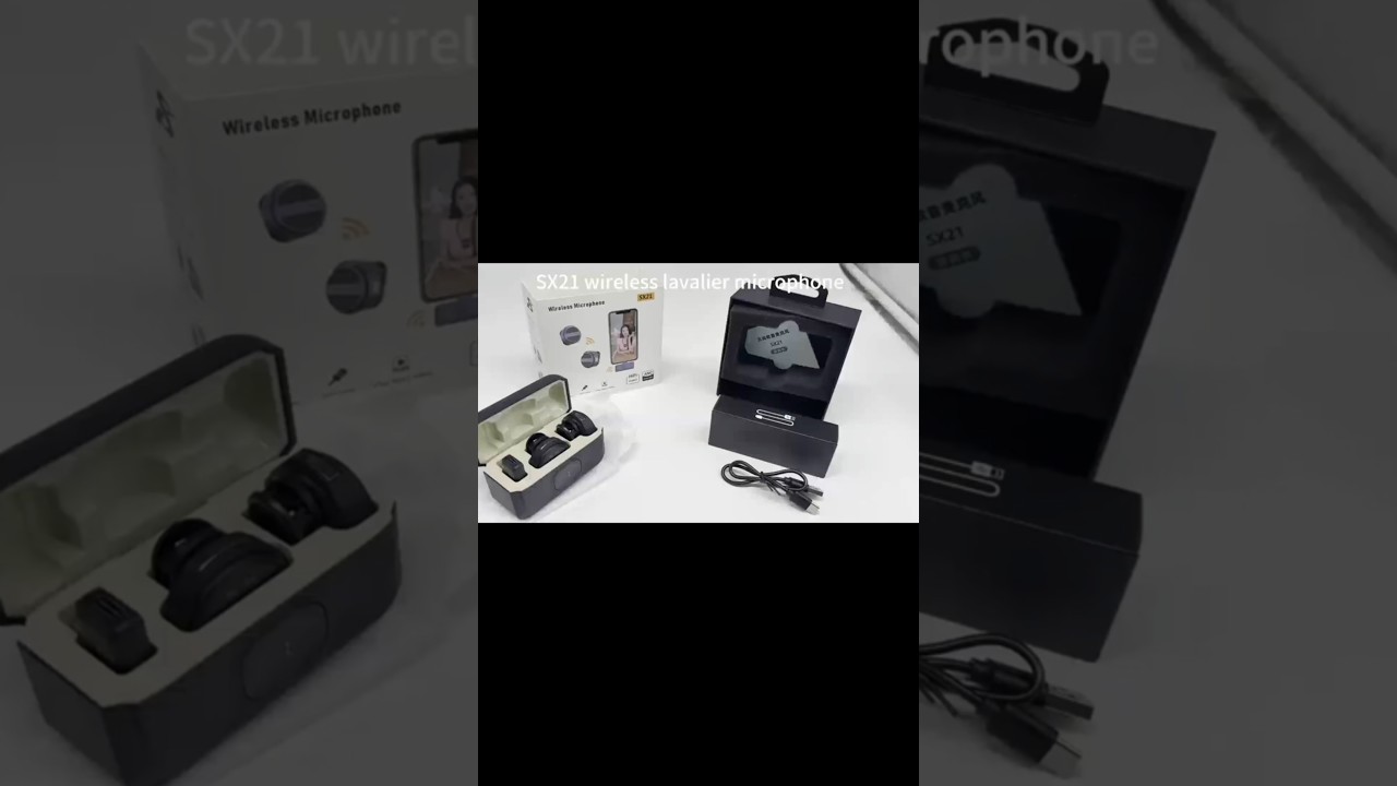 Lapel Type-C Sx21 Wireless Lavalier Microphone.