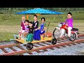 Cheapest Train Yatra Kanjoos Bike Train Desi Jugad Moral Stories Hindi Kahani New Funny Comedy Video