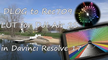 Creating a LUT for DJI Air 2S DLOG footage with DSC Labs ChromaMatch Pro