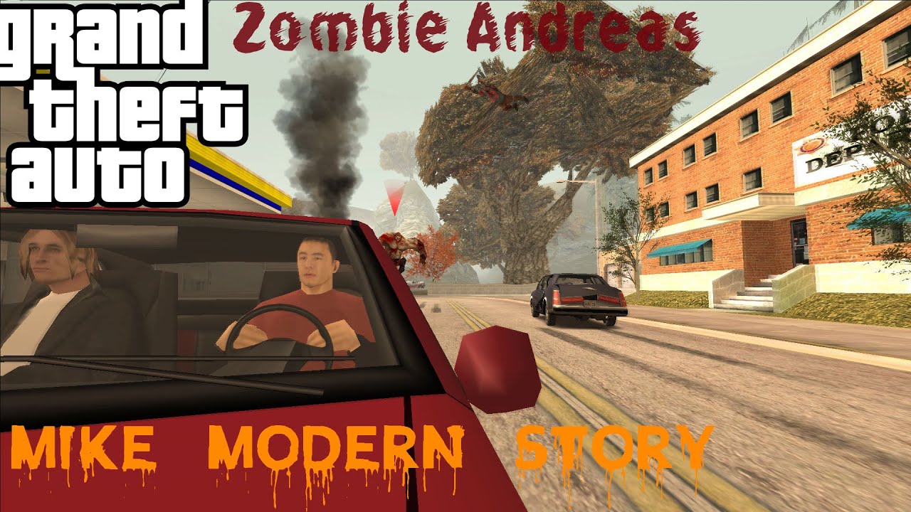ХАРДКОРНЫЙ ЗАБЕГ В MIKE MODERN STORY (ZOMBIE ANDREAS)
