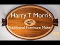 Oval mahogany tray  traditional furniture maker