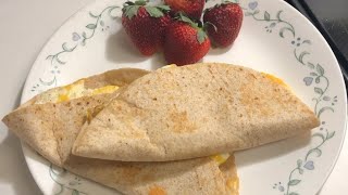 The Best Breakfast egg and cheese wrap|Dunkin Donut copycat |simple and easy