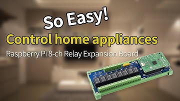 Waveshare Raspberry Pi 8-ch Relay Expansion Board, let your Pi able to control high voltage products