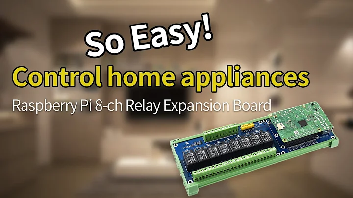 Waveshare Raspberry Pi 8-ch Relay Expansion Board, let your Pi able to control high voltage products