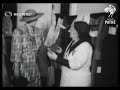 World War 2: US Red Cross supplies sent to Britain / Mrs Roosevelt visits Red Cross headqu...(1940)