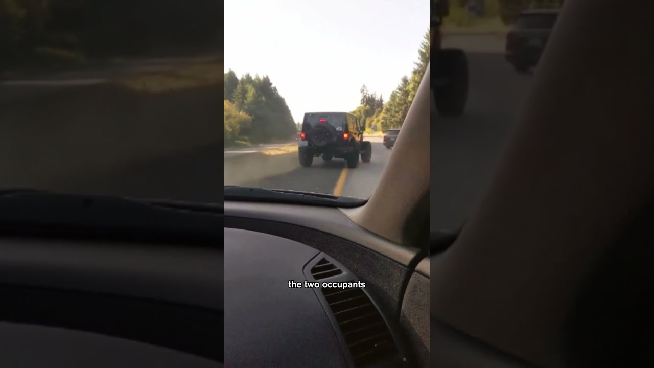 Apparent Drunk Driver Swerves And CRASHES Into Parked Truck Road Wars A E Shorts