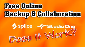 Splice Online Music Backup Collaboration and Studio One DAW