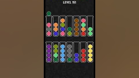 Ball sort puzzle level 151
