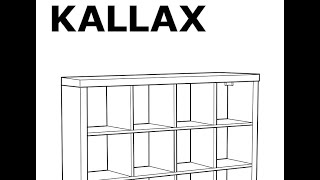 IKEA AA-1054428-11 KALLAX Estantería con puertas Manual de instrucciones