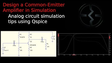 Tutorial: Designing a Common-Emitter amplifier using QSpice