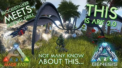 Bloodstalker ❌ Mining Drill Farming Trick | Genesis | ARK: Made Easy
