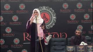 Maryam Safa New Mushaira | Rooftop Lounge Rawalpindi | Pakistani Mushaira